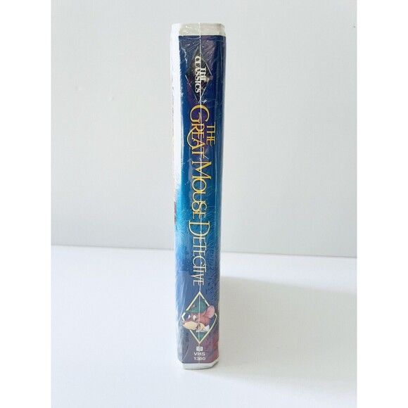 THE GREAT MOUSE DETECTIVE Walt Disney Classics Rare VHS 1360 Black Diamond NEW - Picture 3 of 4